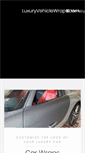 Mobile Screenshot of luxuryvehiclewraps.com